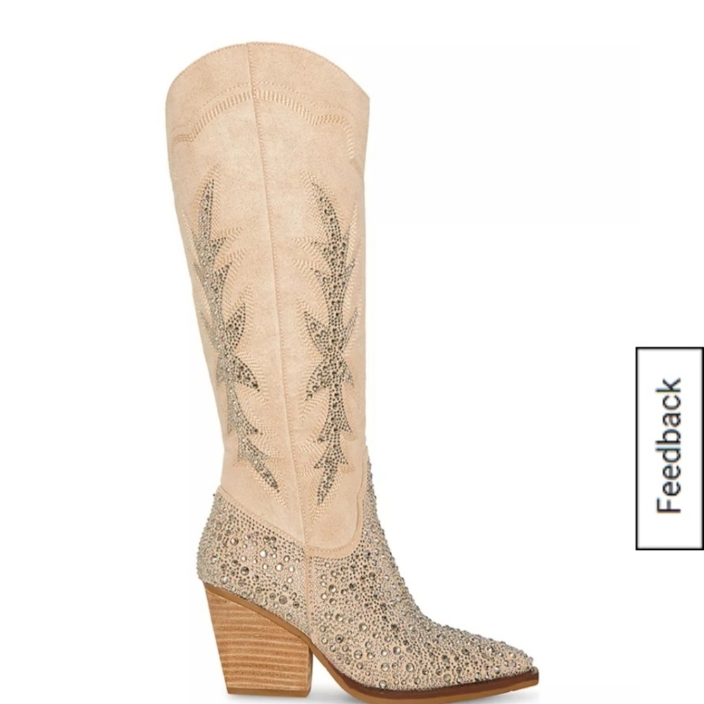 Madden Girl Sparkly Boots - Picture 2 of 16